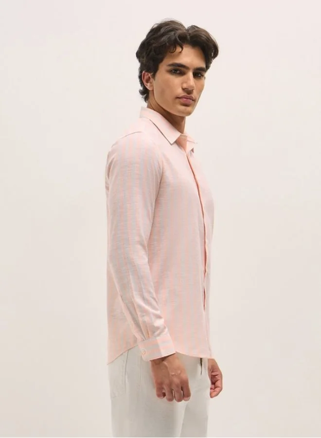 THE BEAR HOUSE Men's Shirt for Casual and Formal Wear | Classic Button-Down Style for Office, Daily Use, Travel, Events & All-Season Outfits | Versatile & Stylish Wardrobe Essential for Every Occasion