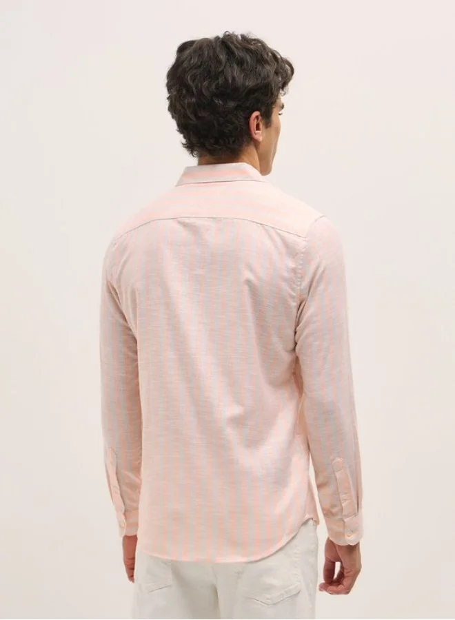 THE BEAR HOUSE Men's Shirt for Casual and Formal Wear | Classic Button-Down Style for Office, Daily Use, Travel, Events & All-Season Outfits | Versatile & Stylish Wardrobe Essential for Every Occasion