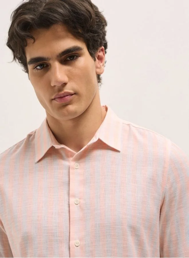 THE BEAR HOUSE Men's Shirt for Casual and Formal Wear | Classic Button-Down Style for Office, Daily Use, Travel, Events & All-Season Outfits | Versatile & Stylish Wardrobe Essential for Every Occasion