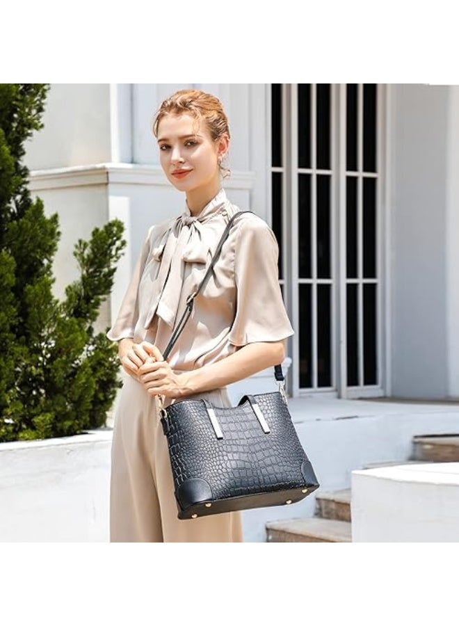 YNIQUE Satchel Purses and Handbags for Women Shoulder Tote Bags Wallets - Image 4