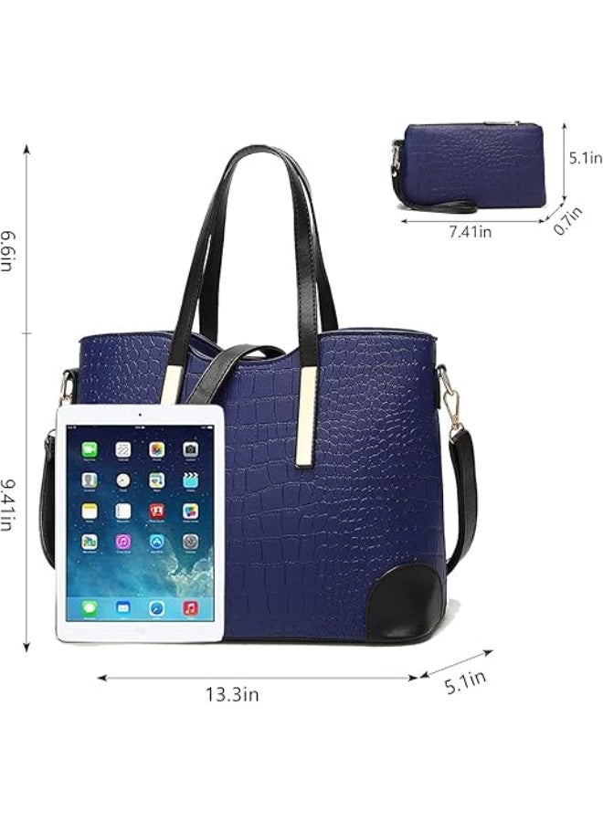 YNIQUE Satchel Purses and Handbags for Women Shoulder Tote Bags Wallets - Image 2