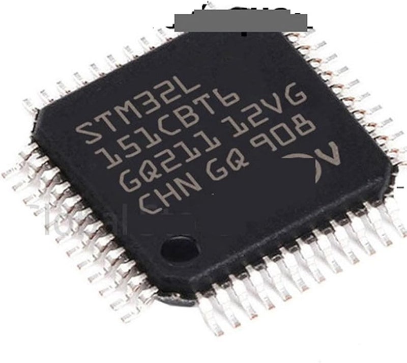 STM32L151C8T6 Microcontroller Chip LQFP48 Package STM8L Series - Image 1
