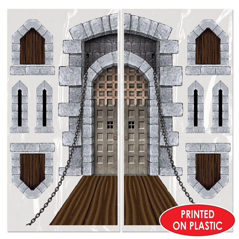 Beistle Castle Door & Window Props Party Accessory - Image 3