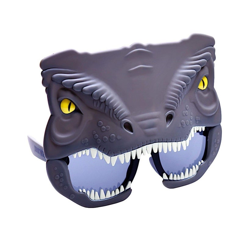 Sun-Staches SunStaches Jurassic World Blue Raptor Costume Sunglasses, Party Favors, UV400, Gray one size fits most - Image 1