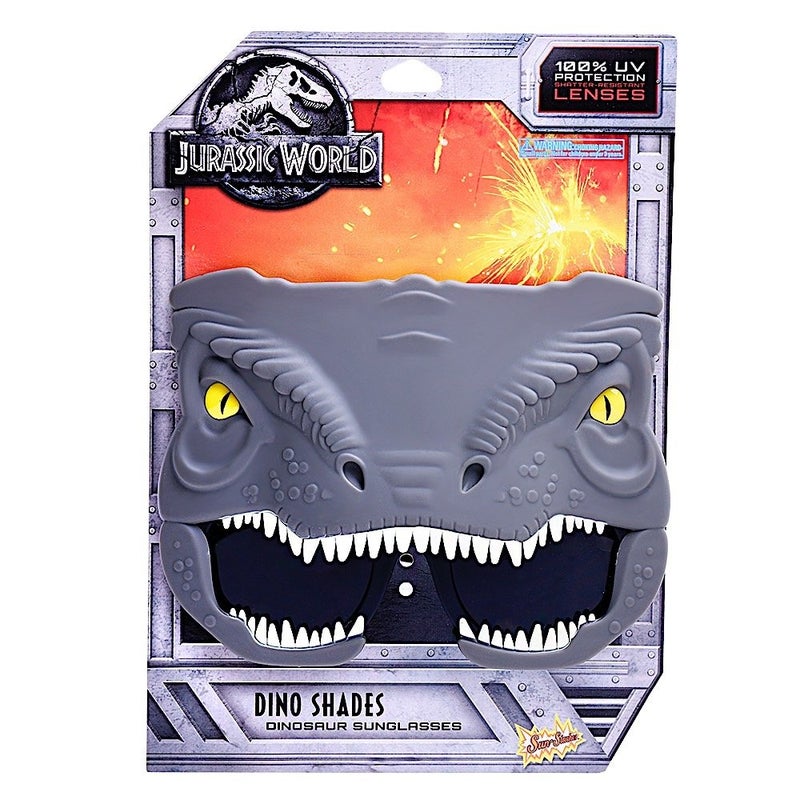 Sun-Staches SunStaches Jurassic World Blue Raptor Costume Sunglasses, Party Favors, UV400, Gray one size fits most - Image 2