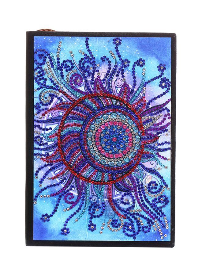 NIBEMINENT Diamond Painting Cover Notebook Blue/Red/Purple - Image 1