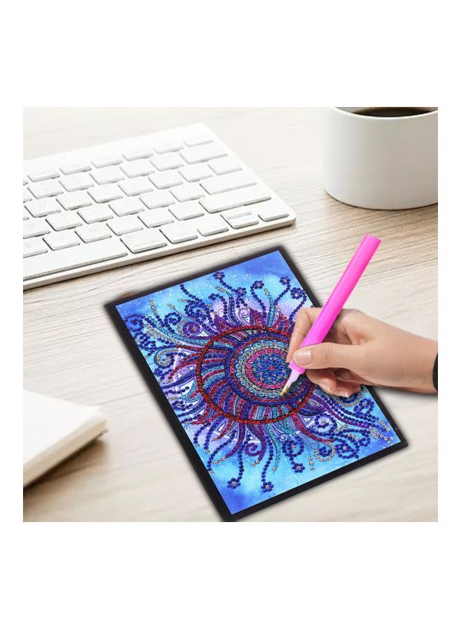 NIBEMINENT Diamond Painting Cover Notebook Blue/Red/Purple - Image 2