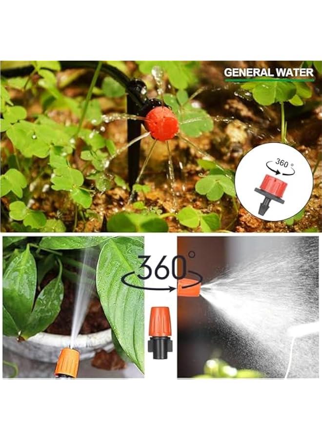 HOOKOR Plant Watering Drip Irrigation Kit DIY Watering System with Electronic Automatic Irrigation Timer for Outdoor, Flower, Lawn, Patio, Garden (40m Tube&Timer) - Image 4