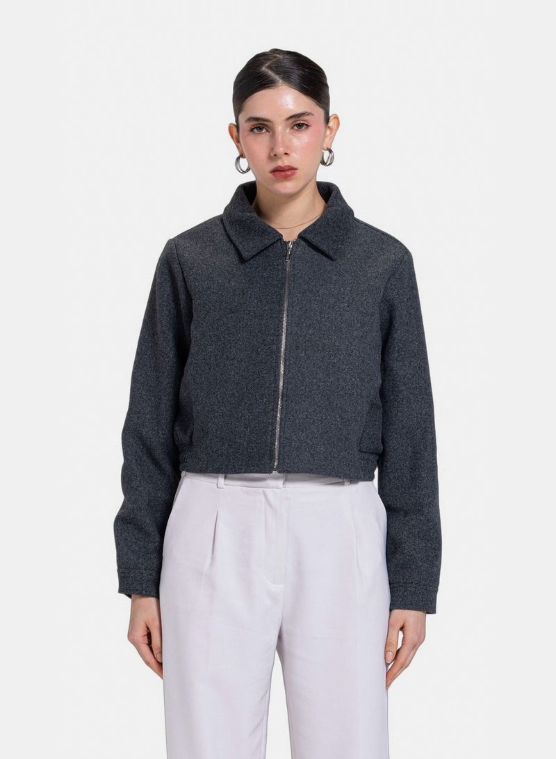 CTRL Wool Bomber Jacket - Image 1