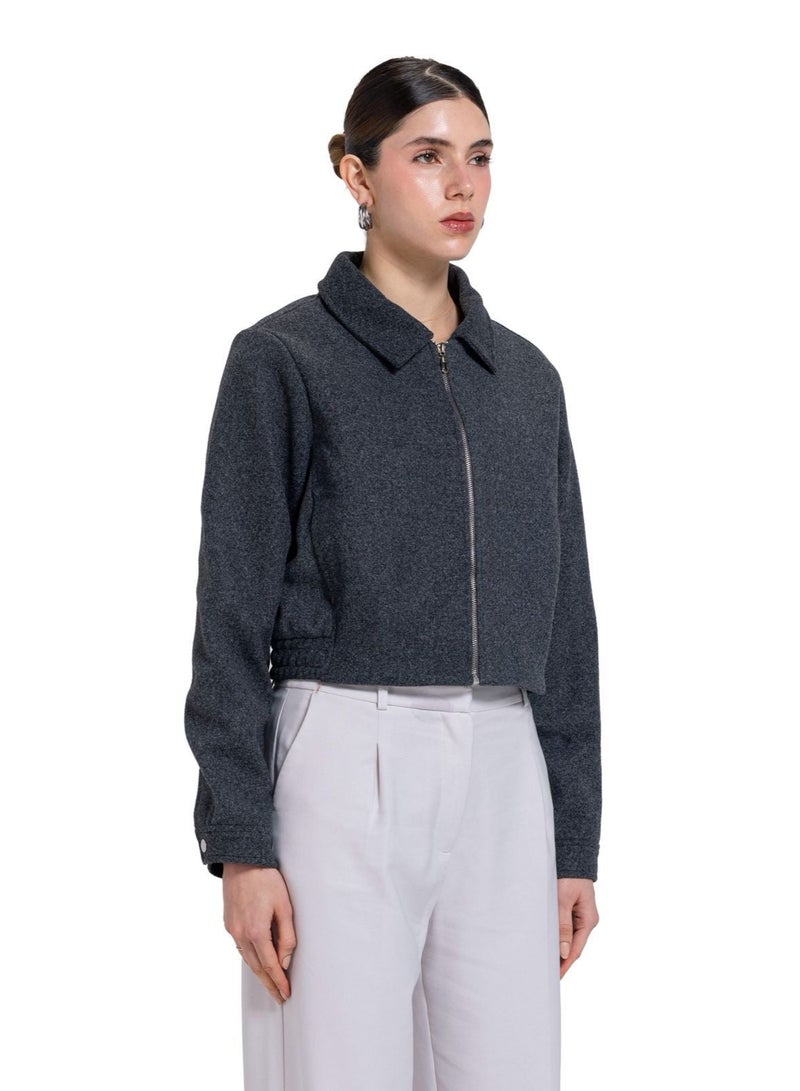 CTRL Wool Bomber Jacket - Image 2