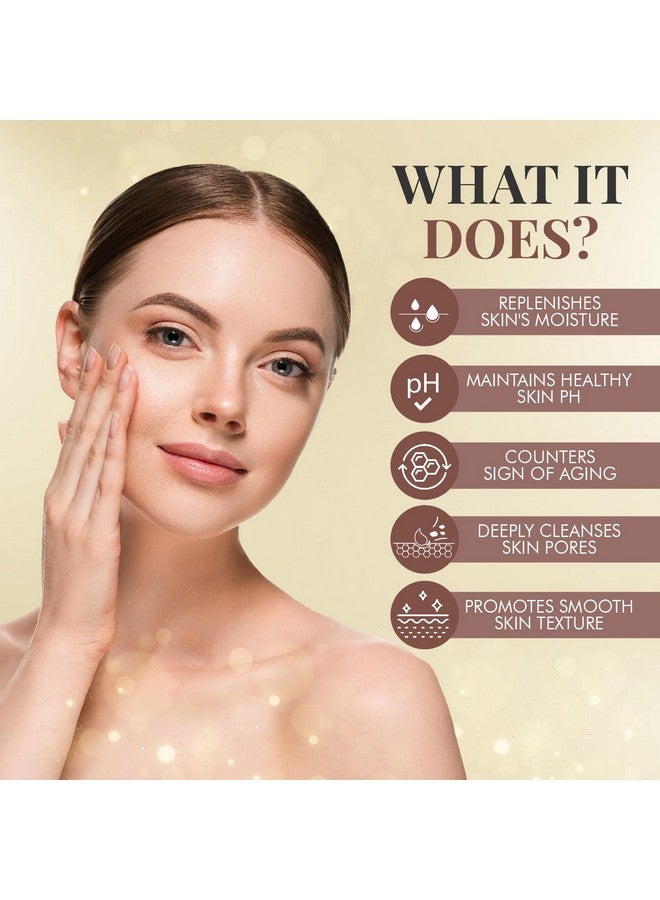 أوزون مجموعة تنظيف وترطيب الوجه للرجال والنساء، مثالية لجميع أنواع البشرة، بشرة متوهجة، بشرة مشرقة ومشرقة، تقلل الخطوط الدقيقة والتجاعيد، 300 جم - Image 3