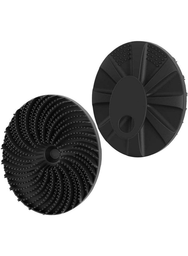 فرشاة تنظيف الجسم المصنوعة من السيليكون الآمن غذائيًا، تقشير وتدليك لطيف، رغوة لطيفة، أكثر صحة وتدوم لفترة أطول - Image 1