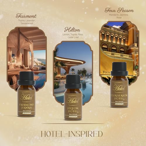 ARVIDSSON Hotel Diffuser Oils Gift Set - ARVIDSSON Hotel Essential Oils for Diffuser, Luxury Fragrance Oil Set - Inspired by 5 Star Hotels Including Hilton, Four Season and More Scents, Gift for Women and Men - Image 4