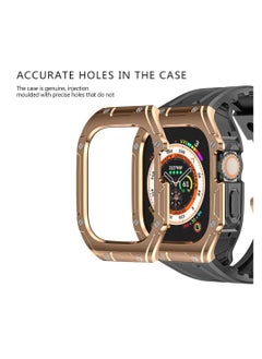 Sports Liquid Silicone Rubber Band with Stainless Steel Case for Apple Watch Ultra 2 / Apple Watch Ultra (49mm) [Watch Band + Case] - pzsku/Z3CB16022E990D2D80CF9Z/45/_/1703620703/94b10770-b02b-4aac-9a90-7cee3df7fb8b