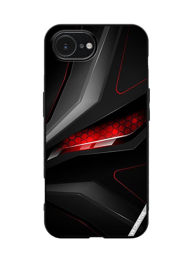 Protective Case Cover For Apple iPhone 16e Neon Texture Design Multicolour