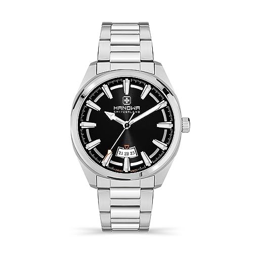 HANOWA Alex Black Dial Analog Watch for Men - HAWGH2100402 - Image 1