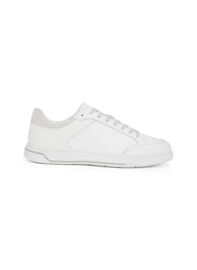 CALVIN KLEIN Low Lace Up Leather Trainers