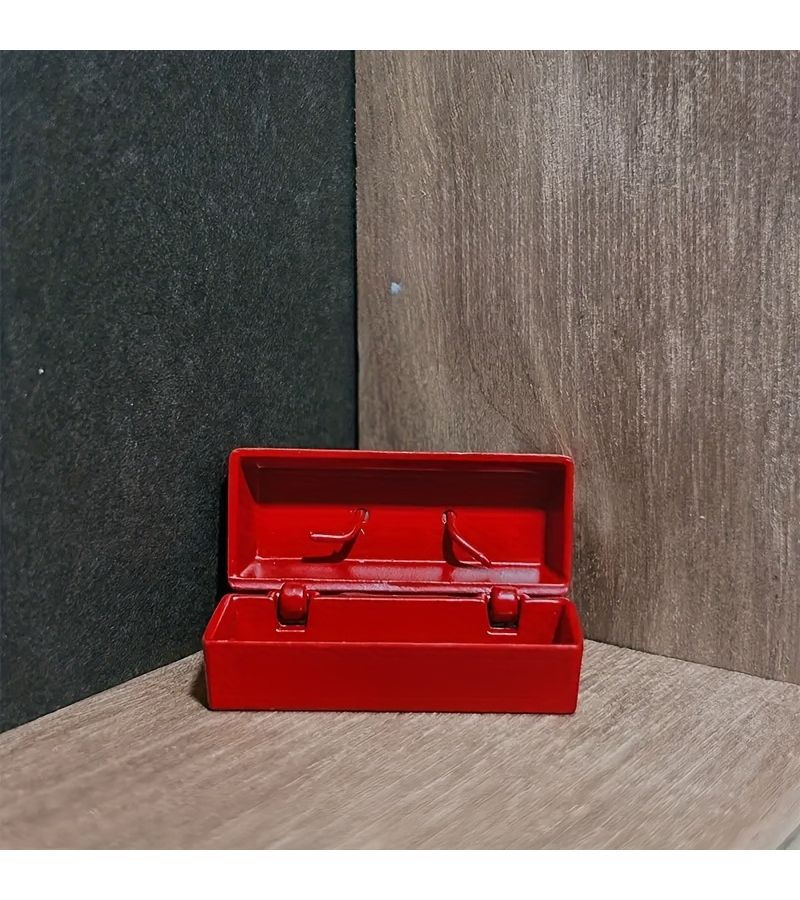 7 Pcs Mini Tool Box Set Green With Pliers Screwdrivers Wrenches - Image 2