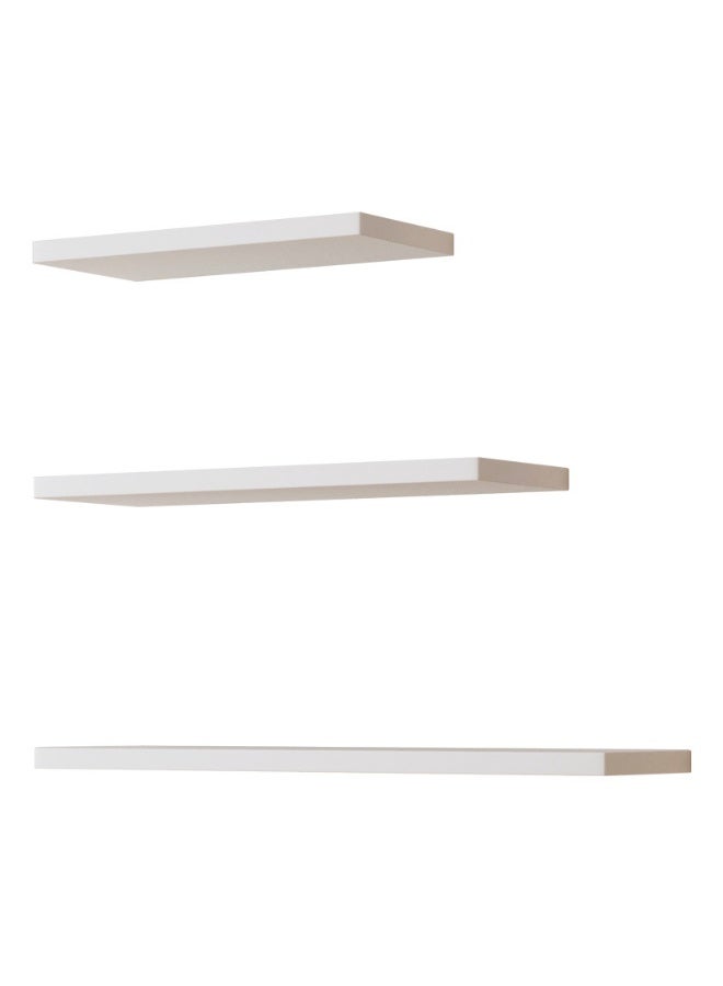مجموعة رفوف كيانجتاي عائمة من 3 قطع أبيض Small Shelf(30x12x1.6).Medium Shelf(40x12x1.6).Big Shelf(50x12x1.6)سم - Image 4