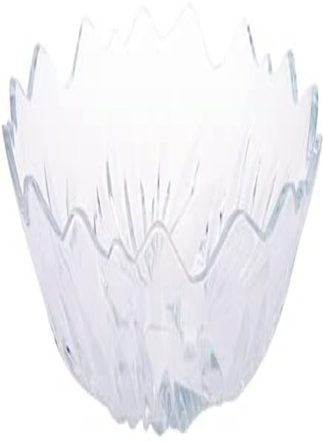 AKDC Victoria Large Fruit Bowl L(18CM) XW(18CM) XH(9CM) Transparent - Image 5