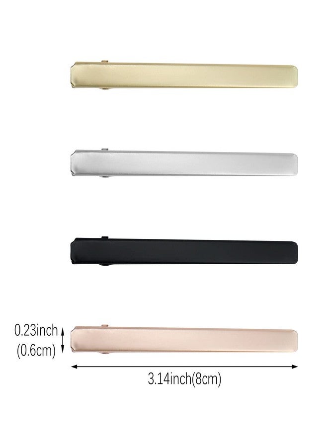 Aswewamt 12 Pcs Alligator Hair Clips Metal Hair Barrettes Solid Color Duckbill Hair Pins Long and Thin Hair Clips for Women and Girls Hair Accessories - Image 2
