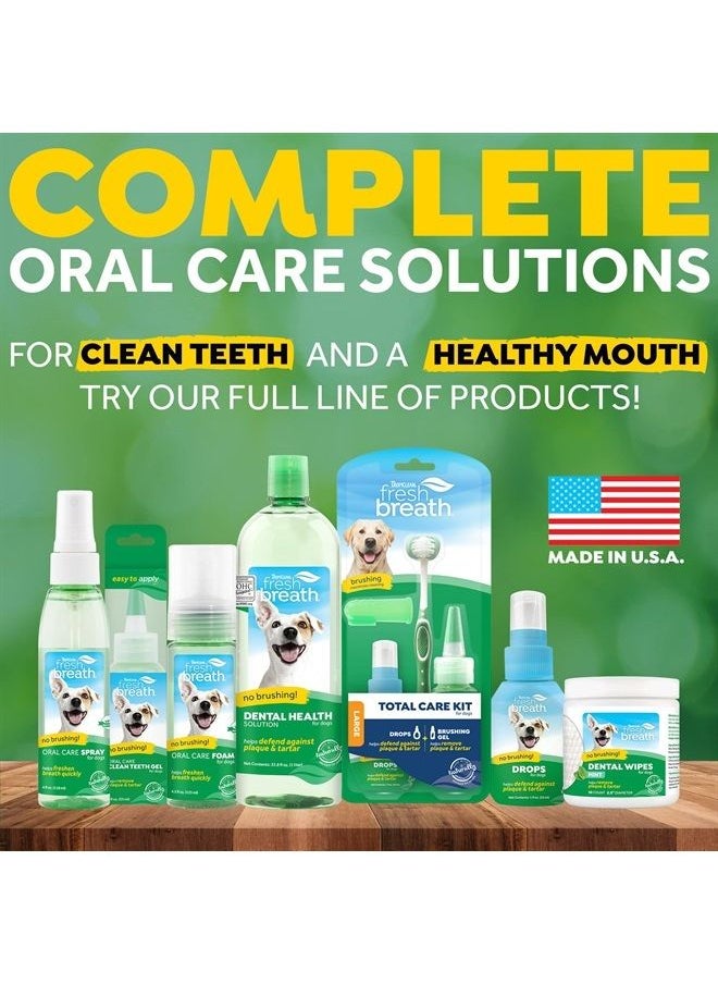 TropiClean - Fresh Breath for Dogs | No Brush Dental Gel for Dogs | Dog Dental Gel & Toothpaste for Plaque, Tartar & Stinky Breath | Made in the USA | 4 oz. - Image 1