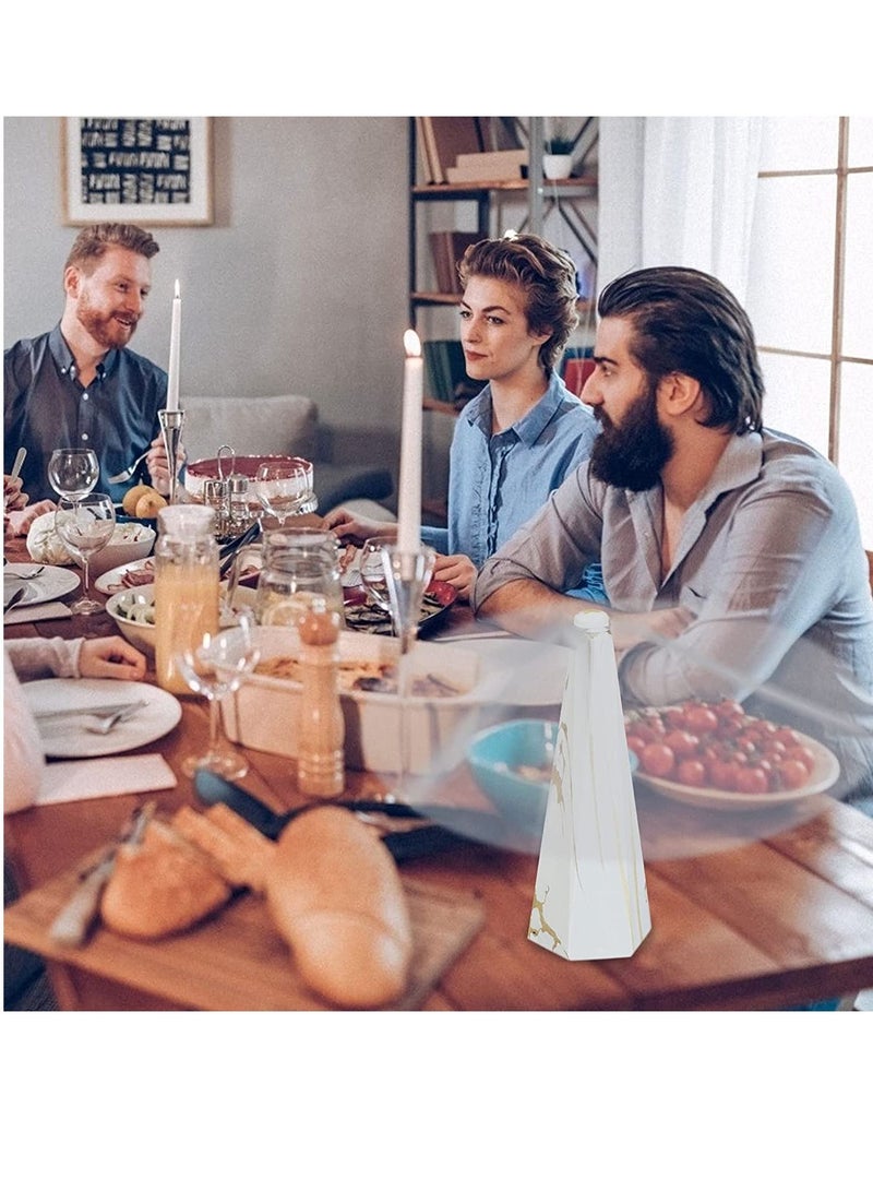 SYOSI Fly Repellent Fan for Tables Insects Portable Wood Grain Table Fan, Patio Bug and Deterrent Keep Flies Away from Your Food Enjoy Outdoor Meal - Image 3