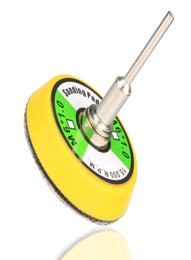 ياكاموز مجموعة ورق صنفرة من ياكاموز، 60 قطعة، مقاس 2 بوصة، وسادات صنفرة بخطاف وحلقة، مع ساق 1/8 بوصة، وسادة دعم للصنفرة بخطاف وحلقة، لطحن الهواء، وأداة دوارة للصنفرة والطحن - Image 4