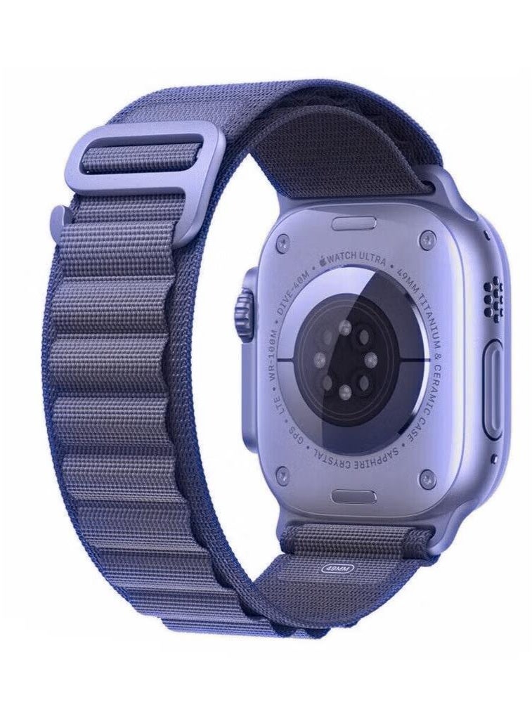 Alpine Loop Nylon Sport Band, Compatible with iWatch Series 10 9 8 7 6 5 4 3 2 1 SE Ultra 1/2, Fits 49mm 46mm 45mm 44mm 42mm Apple Watch Models