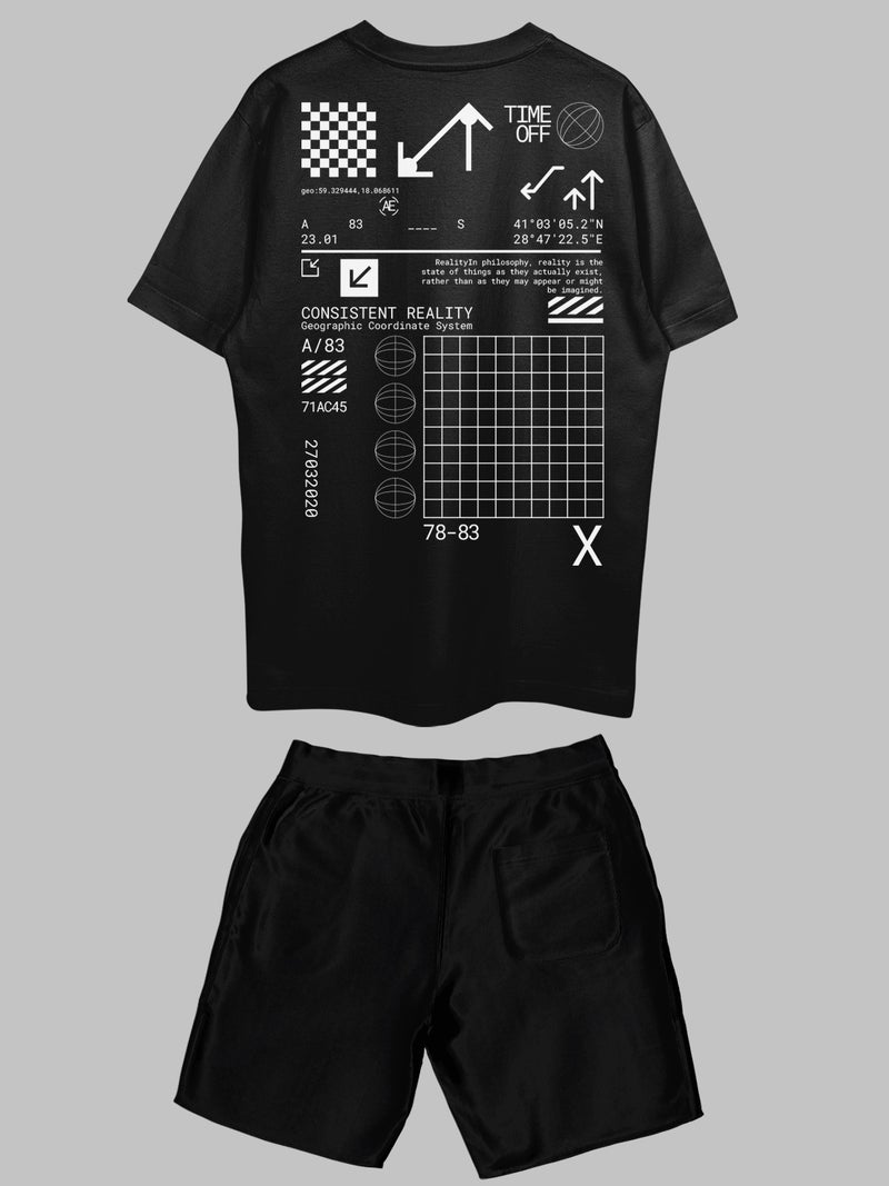 THREADCURRY Consistent Reality Printed Co-ord Set for Men & Women - Image 2