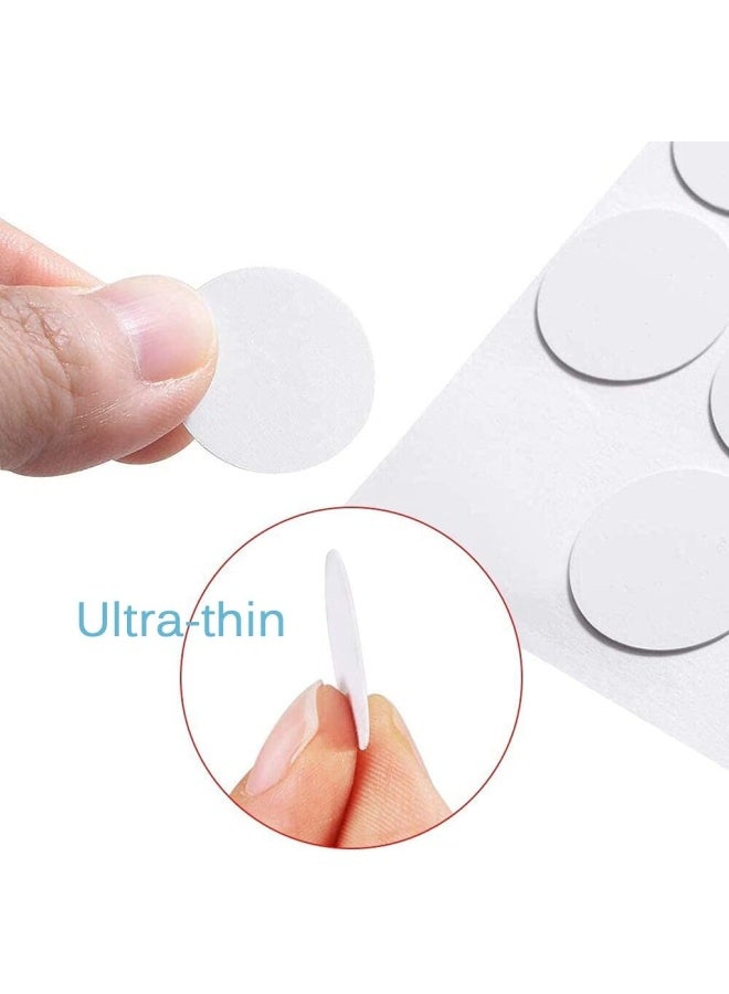 Self Adhesive Screw Hole Stickers 280 Pieces 0.71Inch/18Mm Self Adhesive Screw Covers Caps Dust Proof Sticker For Wood Screw White 280 Pieces 0.71Inch/18Mm