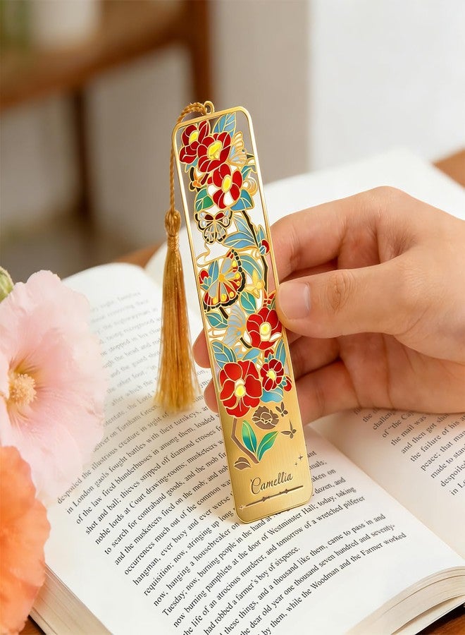 Kinsound Flower Book Marks with Tassel for Reading Women, Pretty Cute Hollow Butterfly Book Markers for Women, Kids,Teachers, Students, Reading Accessories Gifts for Book Lovers（3PCS-Style B） - Image 3