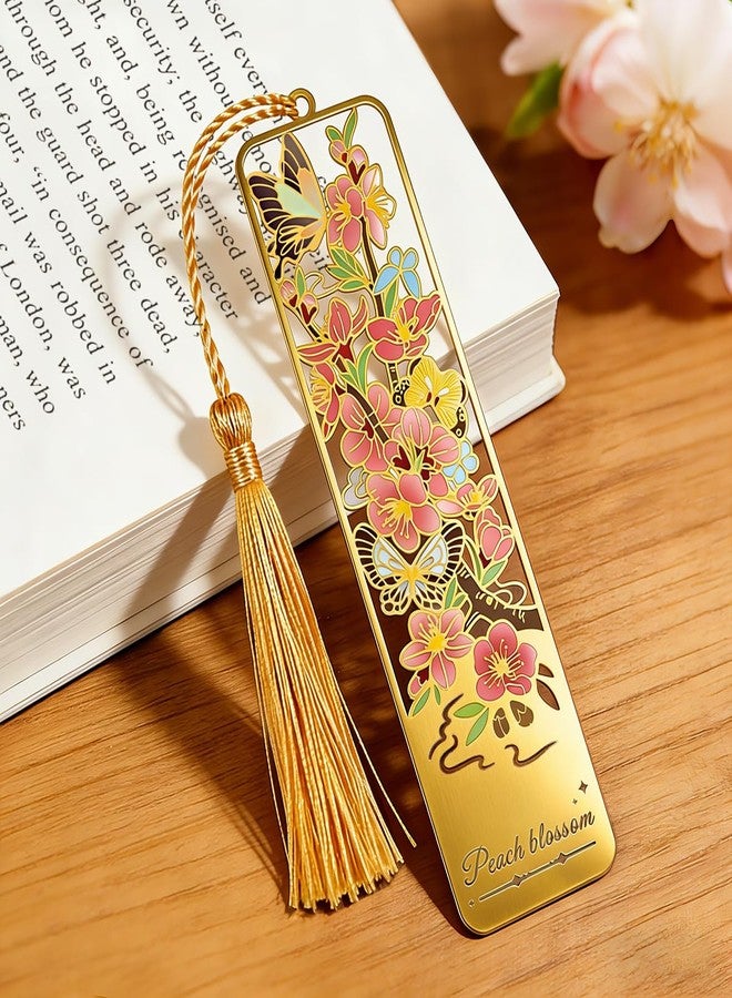 Kinsound Flower Book Marks with Tassel for Reading Women, Pretty Cute Hollow Butterfly Book Markers for Women, Kids,Teachers, Students, Reading Accessories Gifts for Book Lovers（3PCS-Style B） - Image 4