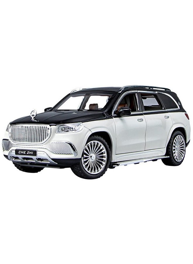 ماجيك واند Magicwand Die-Cast Zinc Alloy Scale 1:24 Scale 2022 MAYYBACHH GLS 600 Large with 6 Opening Doors, Lights & Music?Pack of 1??الألوان حسب المخزون? - Image 1