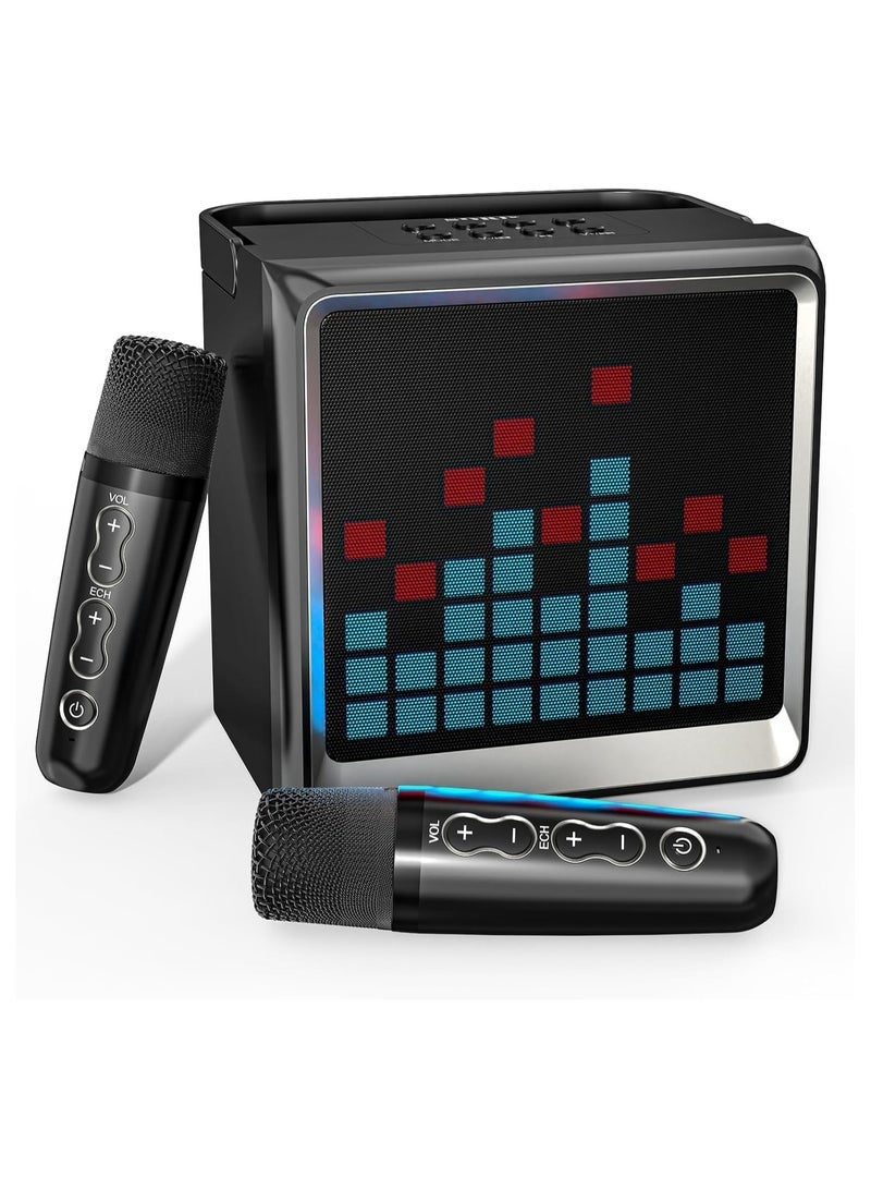 Smartbarry S25 Pro Bluetooth Party Speaker with Microphone, RGB Pixel Lights & Carry Handle – High-Power Wireless Speaker with Deep Bass, Long Battery Life, USB/TF/AUX Support, and Portable Design for Events & Gatherings - Image 1
