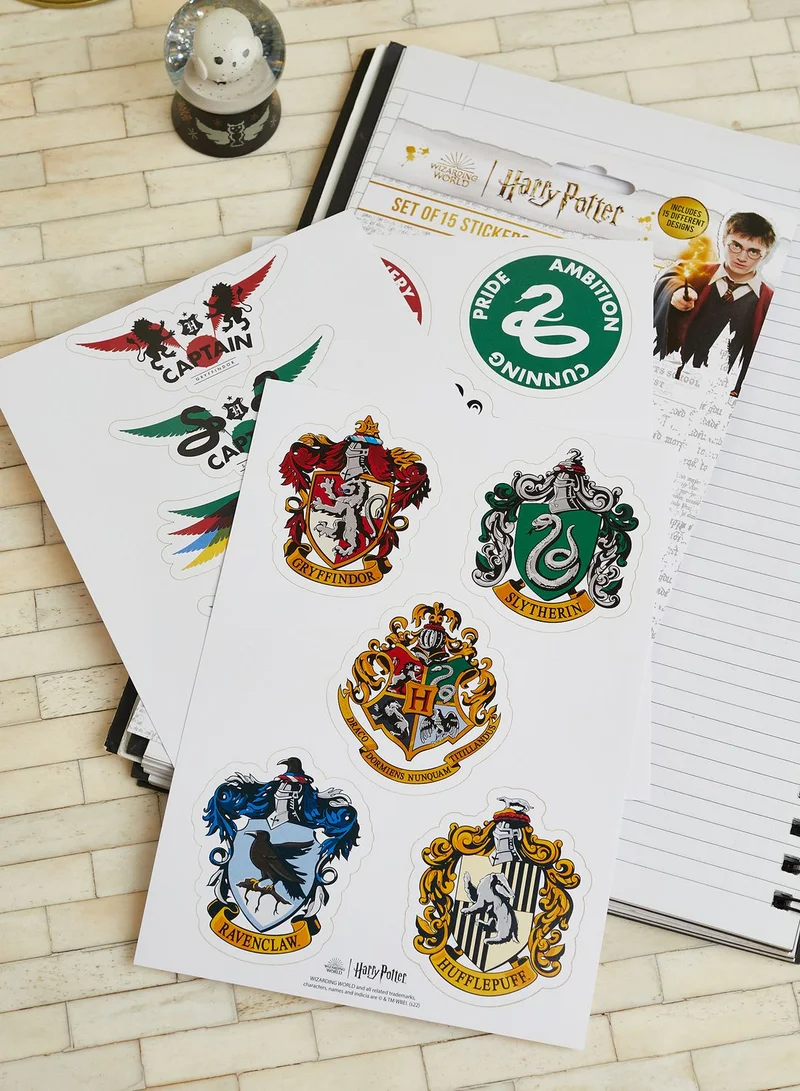 Half Moon Bay Harry Potter Sticker Sheet - House Pride