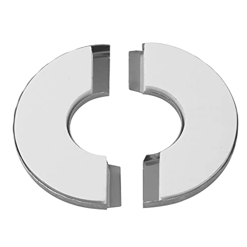 Rrina 4Pcs 304 Stainless Steel Wall Split Flange Round Escutcheon Plate Cover for Various Pipes (27mm/1.06in) - Image 4