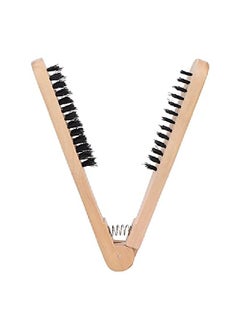 Brrnoo Hair Straightening Comb Hair Comb Hair Straightening Comb Styling Tools Boar Bristle Double Sided Brush Comb Clamp For Improve Hair Health Reduce Split Ends Of Your Hair  - Image 1