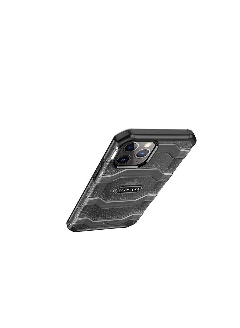 ديفيا - حافظة مضادة للصدمات لهاتف آيفون 12 برو ماكس 6.7 بوصة - أسود - Image 3