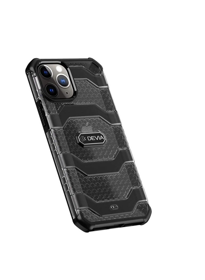 ديفيا - حافظة مضادة للصدمات لهاتف آيفون 12 برو ماكس 6.7 بوصة - أسود - Image 4
