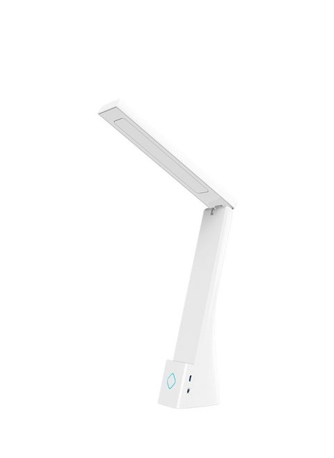 LED Touch Table Lamp,Dimmable Eye-Caring Reading Desk Light For Home,3 Brightness Levels,Desk Lamp With Bluetooth Audio And Clock Temperature Display,Led Lamp Night Light White