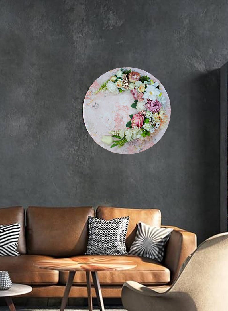 MISUTA Handmade Flowers Arrangement For Wall Decoration, Forex Sheet Wrapping By High Quality Printing Wrapping Paper Living Room, Home Wall, Office Decoration - Image 4