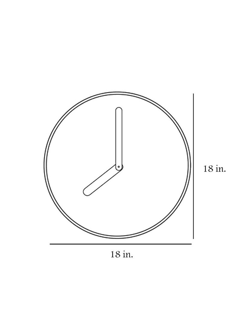POSHIO® Mandala Art Wall Clock- Big Size (18 x 18 inches), Multilayered Wooden Structure - Image 4