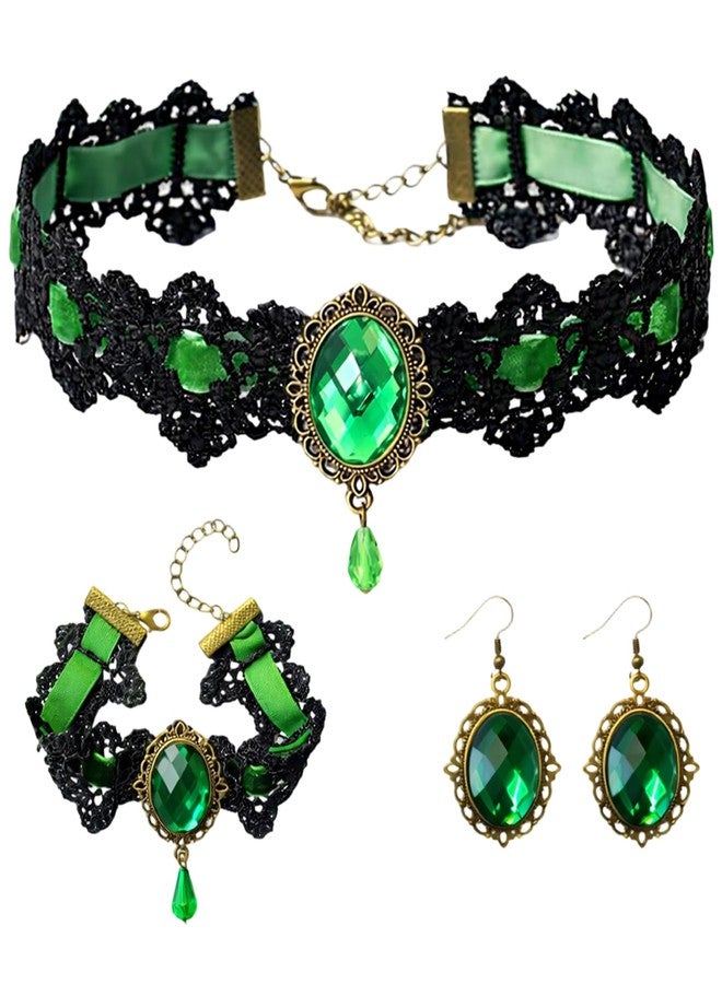 xinxingin 3 Pcs Gothic Jewellery Set, Choker Necklace Set for Women, Aesthetic Jewellery for Various Parties, Gothic Fashion, Stylish Accessories - Image 1