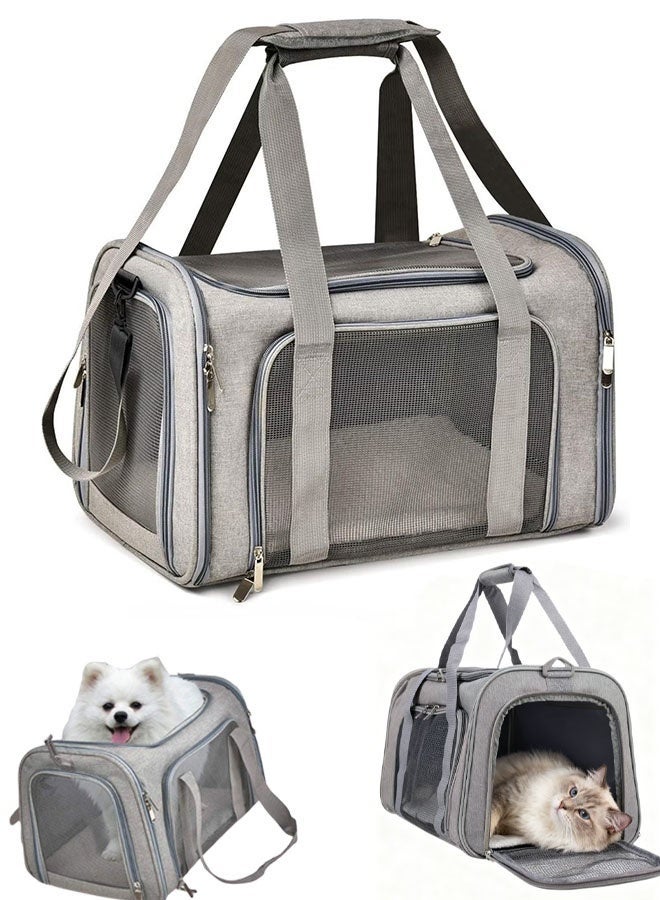 Ailily Cat Carriers Dog Carrier Pet for Small Medium Cats Dogs Puppies up to 25 Lbs, TSA Airline Approved Soft Sided, Collapsible Travel Puppy - Image 2