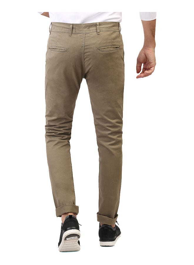 Coup Slim Fit Chino Pants For Men Color Olive