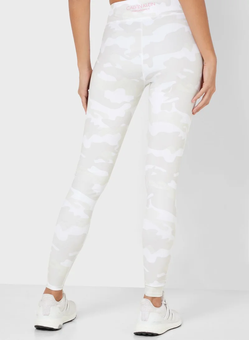 Calvin Klein Sports Camo Tights