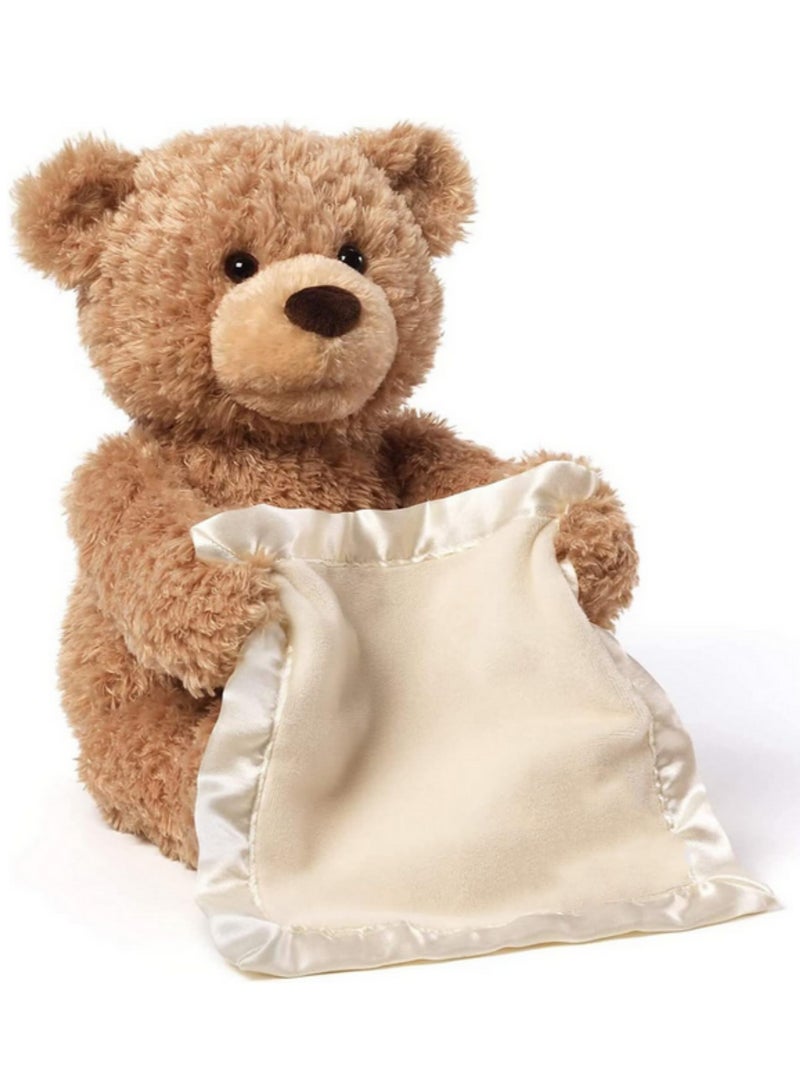 30 سم دمية دب لعبة الغميضة المحشوة، لعبة الغميضة لطيفة من الحيوانات الكرتونية، هدية عيد ميلاد وكريسماس للأطفال - Image 1