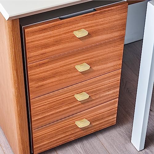 LAPO 6 Pack Superior Cabinet Knobs, Drawer Pulls, Knobs for Dresser Drawers, Drawer Knobs Handle, Kitchen Knobs (PVD-Gold Finish) Pack of 6 pcs - Image 3