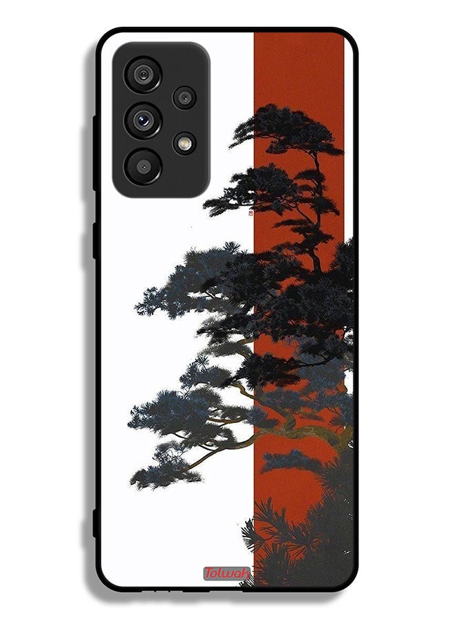 Tolwak Samsung Galaxy A73 5G Protective Case Cover Tree Artwork - Image 1